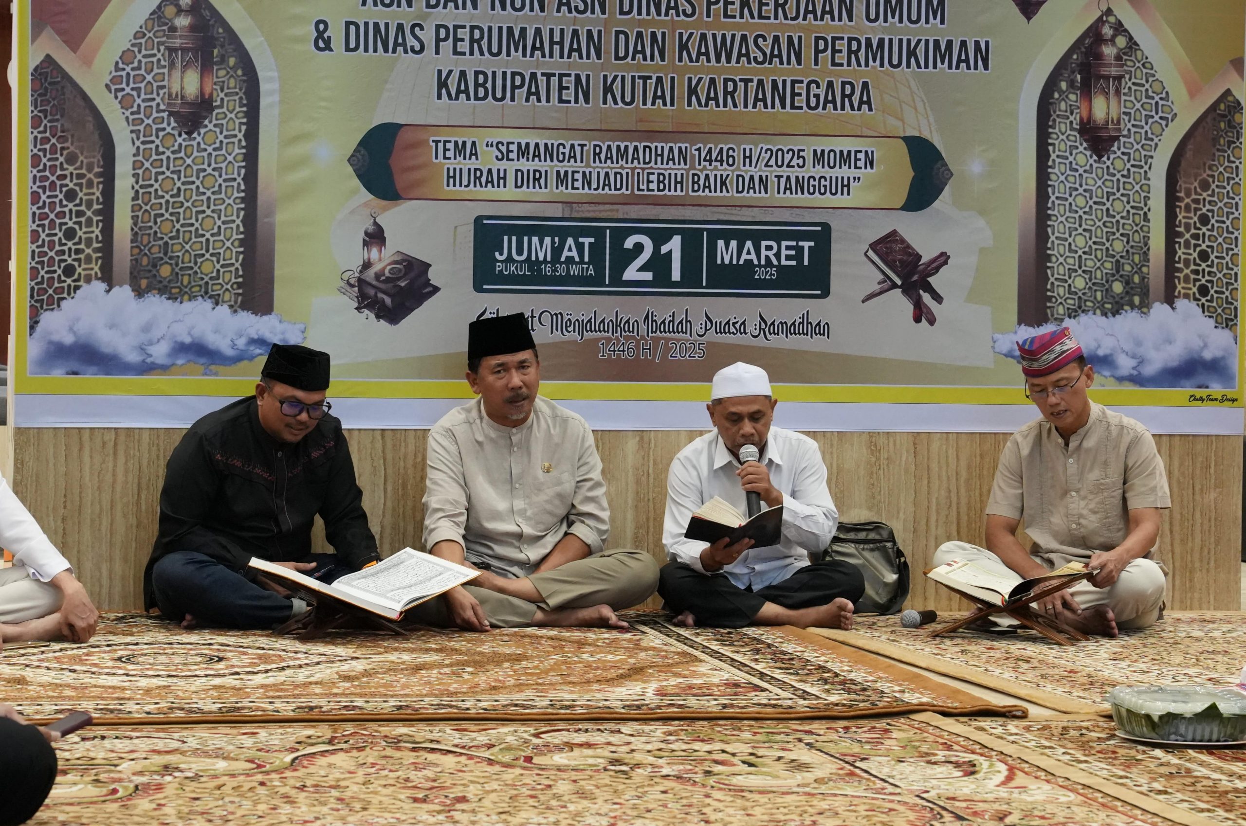 Khataman Al-Qur'an dan Buka Bersama Dinas Pekerjaan Umum dan Dinas Permukiman Kab. Kukar Tenggarong, Jum'at, 21 Maret 2025