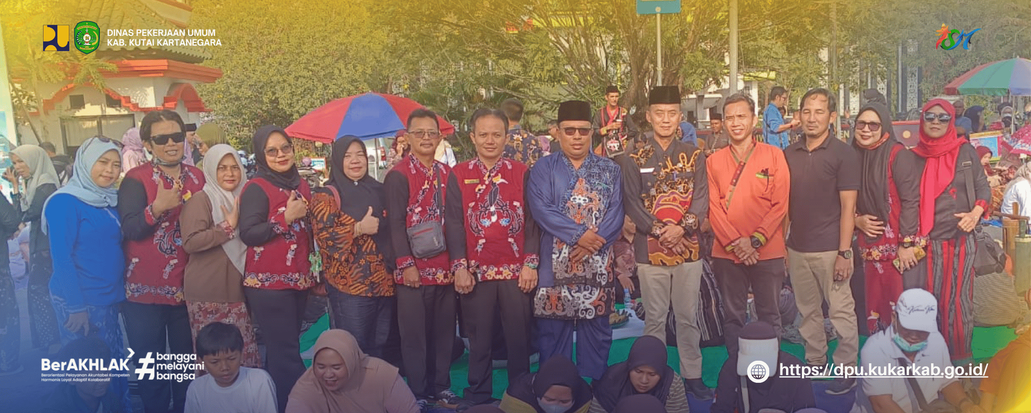 DINAS PEKERJAAN UMUM KAB. KUKAR IKUT SERTA DI ACARA BESEPRAH ERAU ADAT KUTAI 2026