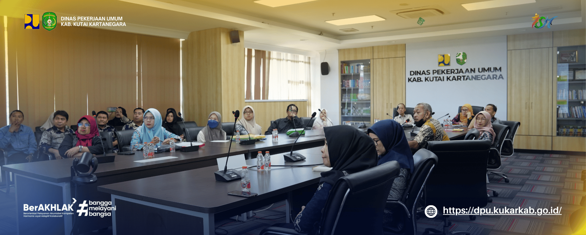 Pengawasan Kearsipan Internal Tahun 2026, Tim Laksanakan Visitasi ke DPU Kukar